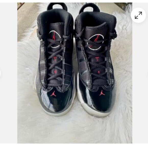 Nike Jordan 6 rings Shoes Kids unisex Size US Kids 13 C Black - Picture 12 of 12